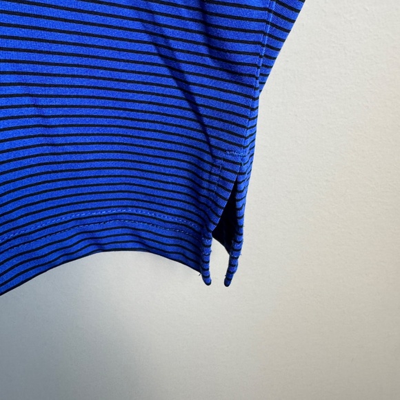 PGA‎ Tour Men's Short Sleeve Striped Golf Polo Shirt Blue Size X-Large Outdoors - Picture 2 of 13